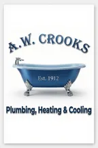 A.W. Crooks Plumbing, Heating & Cooling logo